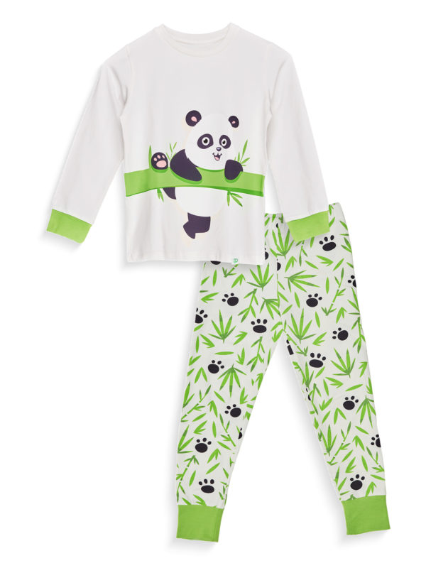 Veselé dětské pyžamo Dedoles Panda a bambus (D-K-SW-KP-C-C-1443) 86
