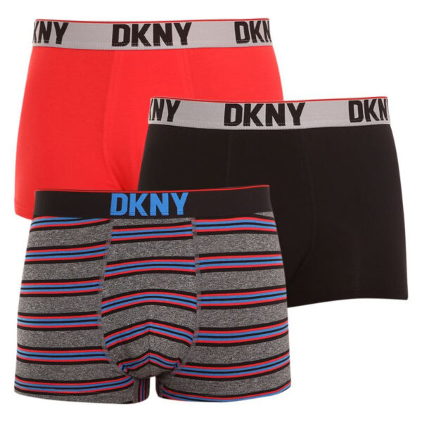 3PACK pánské boxerky DKNY Elkins vícebarevné (U5_6659_DKY_3PKA) S