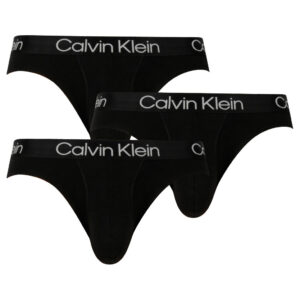 3PACK pánské slipy Calvin Klein černé (NB2969A-7VI) XL