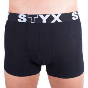 Pánské boxerky Styx sportovní guma nadrozměr černé (R960) 3XL