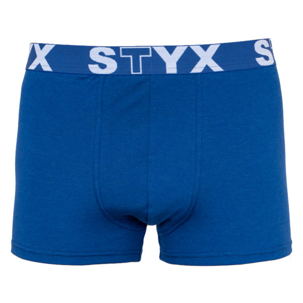 Pánské boxerky Styx sportovní guma nadrozměr tmavě modré (R968) 3XL