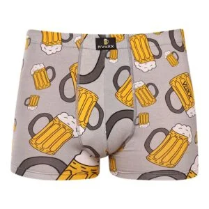 Pánské boxerky VoXX vícebarevné (Kevin-beer/big light grey) XXL