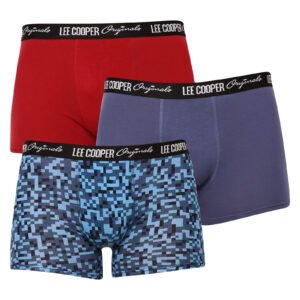 3PACK pánské boxerky Lee Cooper vícebarevné (LCUBOX3P2-1946710) 3XL