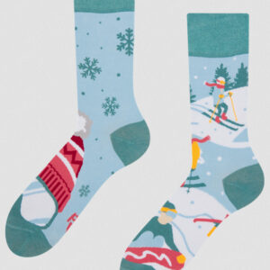 Veselé ponožky Dedoles Na lyžích (GMRS152) S