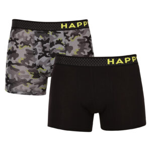 2PACK pánské boxerky Happy Shorts vícebarevné (HSJ 792) M