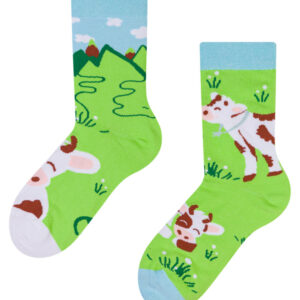 Veselé dětské ponožky Dedoles Šťastná kráva (D-K-SC-RS-C-C-1571) 31/34
