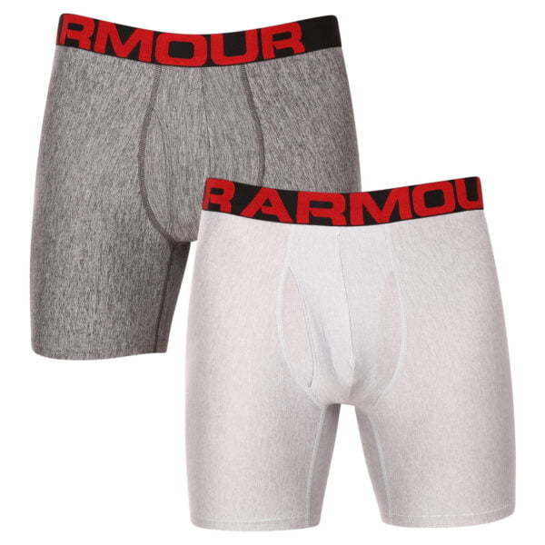 2PACK pánské boxerky Under Armour šedé (1363619 011) L