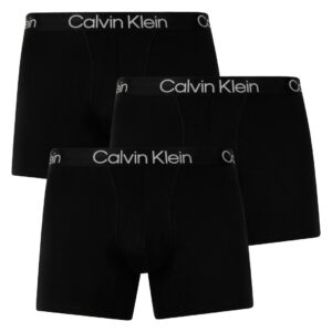 3PACK pánské boxerky Calvin Klein černé (NB2971A-7VI) XL