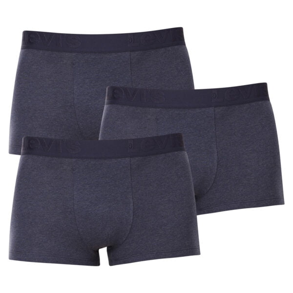 3PACK pánské boxerky Levis modré (905042001 008) M