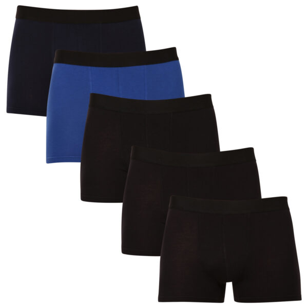 5PACK pánské boxerky Nedeto vícebarevné (5NDTB1001) XL