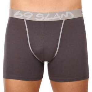 Pánské boxerky 69SLAM fit bamboo plain (MBVPLN-DG) L