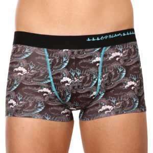 Pánské boxerky 69SLAM hip moon dragon blue (MSYMNB-PO) M