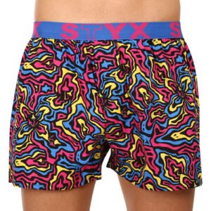 Pánské trenky Styx art sportovní guma mushrooms (B1550) M