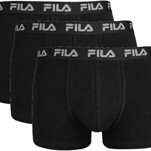 3PACK pánské boxerky Fila černé (FU5004/3-200) L
