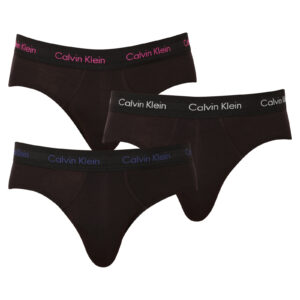 3PACK pánské slipy Calvin Klein černé (U2661G-CAQ) S