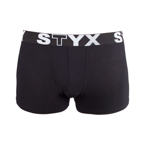 Dětské boxerky Styx sportovní guma černé (GJ960) 12-14 let