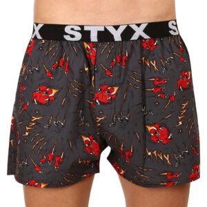 Pánské trenky Styx art sportovní guma drápy (B1552) L