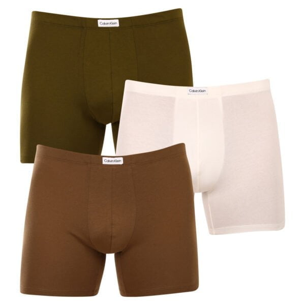 3PACK pánské boxerky Calvin Klein vícebarevné (NB3263A-CBW) S