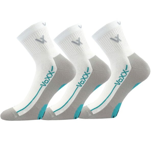 3PACK ponožky VoXX bílé (Barefootan-white) S