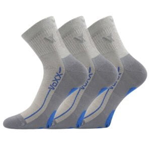 3PACK ponožky VoXX šedé (Barefootan-grey) M