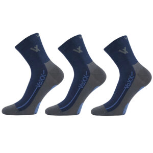 3PACK ponožky VoXX tmavě modré (Barefootan-darkblue) S