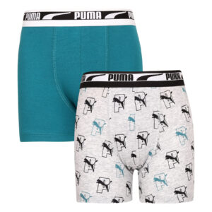2PACK chlapecké boxerky Puma vícebarevné (701221349 001) 140