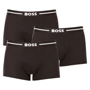 3PACK pánské boxerky Hugo Boss černé (50473916 001) S