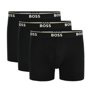 3PACK pánské boxerky Hugo Boss černé nadrozměr (50475298 001) 4XL