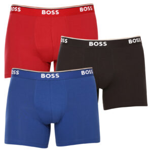 3PACK pánské boxerky Hugo Boss vícebarevné (50475282 962) S