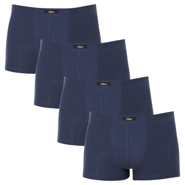 4PACK pánské boxerky S.Oliver tmavě modré (MH-35H-60164426) M