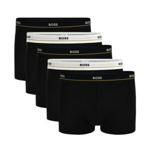 5PACK pánské boxerky Hugo Boss černé (50475275 001) S