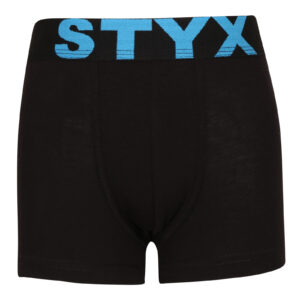 Dětské boxerky Styx sportovní guma černé (GJ961) 4-5 let