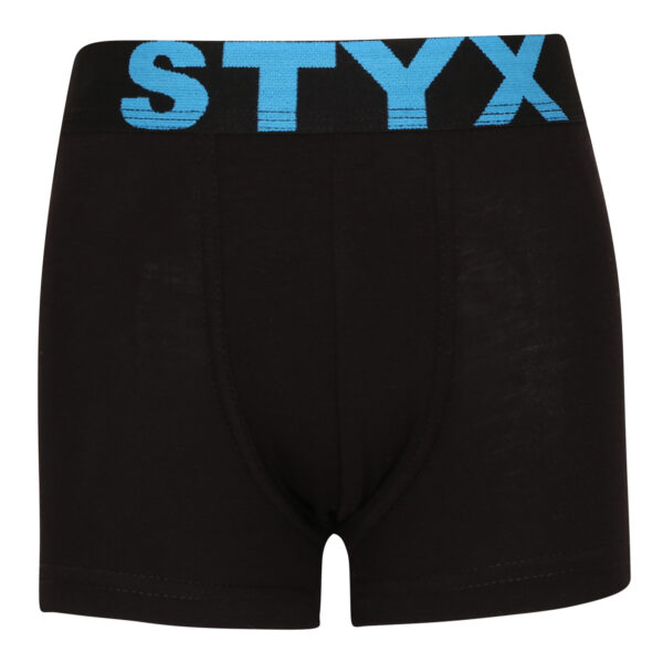 Dětské boxerky Styx sportovní guma černé (GJ961) 9-11 let