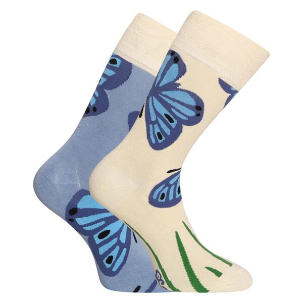Veselé bambusové ponožky Dedoles Motýl modrásek (D-U-SC-RS-C-B-1554) S