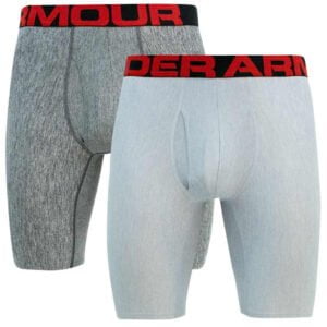 2PACK pánské boxerky Under Armour šedé (1363622 011) XXL