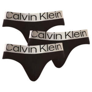 3PACK pánské slipy Calvin Klein černé (NB3129A-7V1) XXL