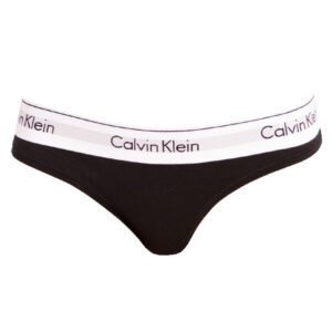 Dámská tanga Calvin Klein černá (F3786E-001) XL