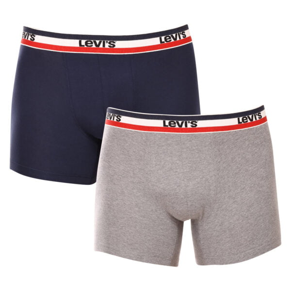 2PACK pánské boxerky Levis vícebarevné (701223908 002) M