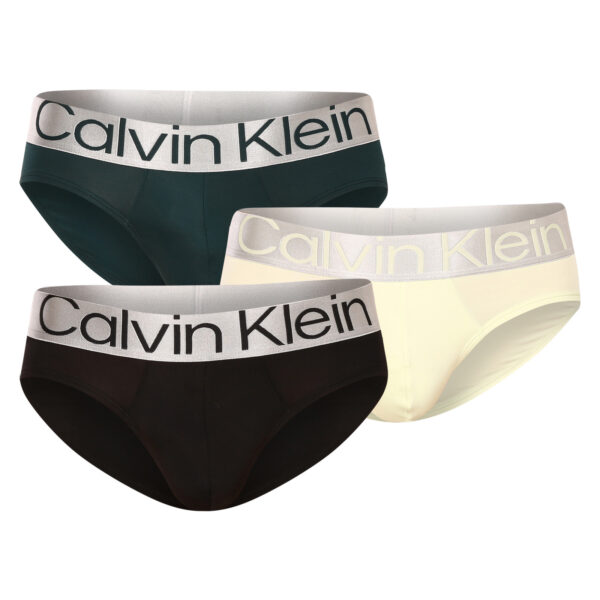 3PACK pánské slipy Calvin Klein vícebarevné (NB3073A-C7U) XXL