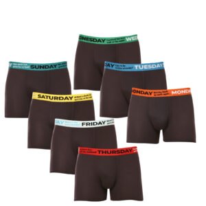 7PACK pánské boxerky Gianvaglia černé (GVG-5068) L