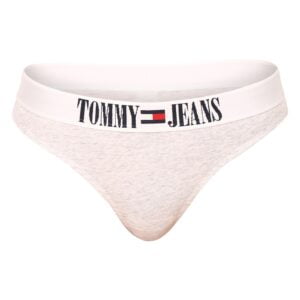 Dámská tanga Tommy Hilfiger šedá (UW0UW04209 PJ4) S