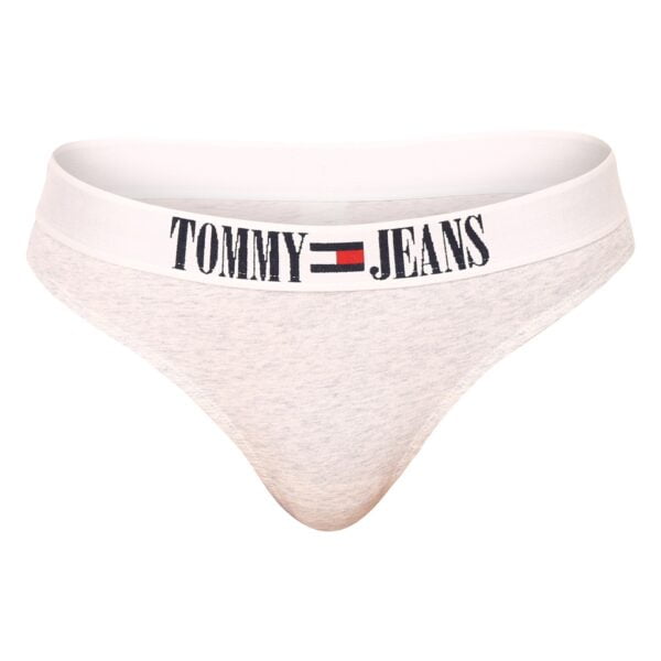 Dámská tanga Tommy Hilfiger šedá (UW0UW04209 PJ4) L