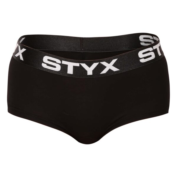 Dámské kalhotky Styx s nohavičkou černé (IN960) S