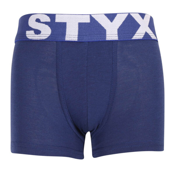 Dětské boxerky Styx sportovní guma tmavě modré (GJ968) 4-5 let