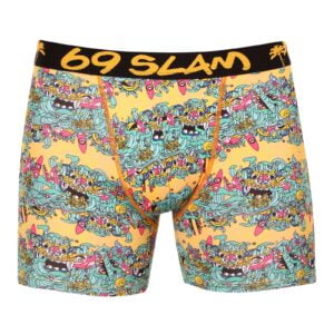 Pánské boxerky 69SLAM fit island of paradise dylan (MBYISP-PO) M