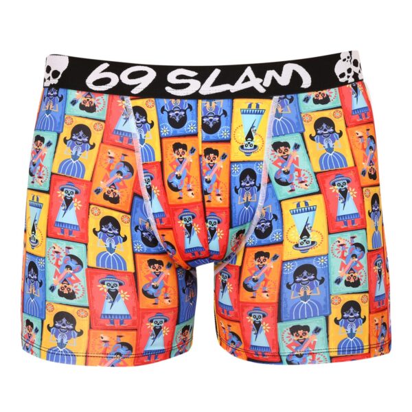 Pánské boxerky 69SLAM fit mex card dylan (MBYMAD-PO) M