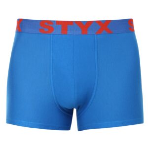Pánské boxerky Styx sportovní guma modré (G1167) M