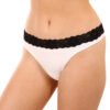 Dámská tanga Styx s krajkou bílá (ITK1061) M - Image 2