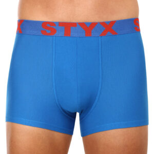 Pánské boxerky Styx sportovní guma nadrozměr modré (R1167) 3XL