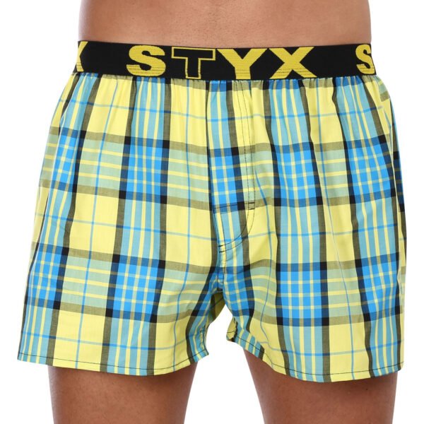 Pánské trenky Styx sportovní guma vícebarevné (B1002) XXL